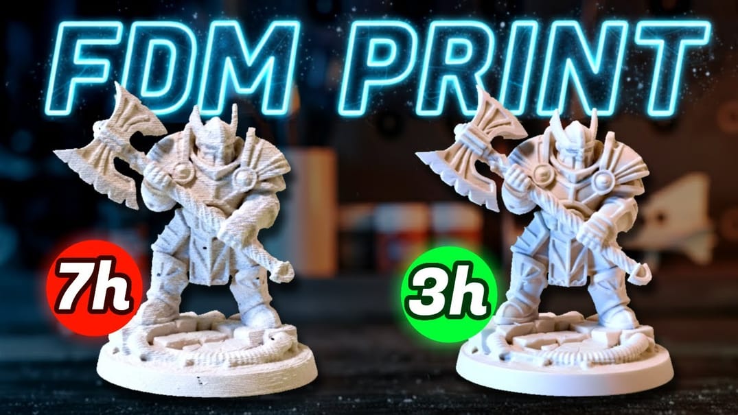 Impressions rapides de miniatures FDM en 0.4mm