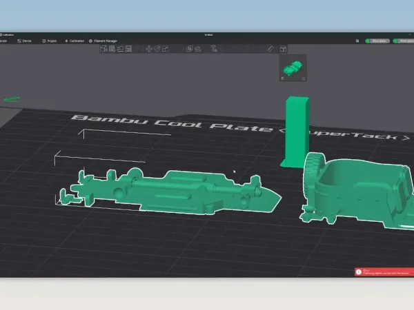 Image of: Méthode de découpe intéressante pour des miniatures en FDM